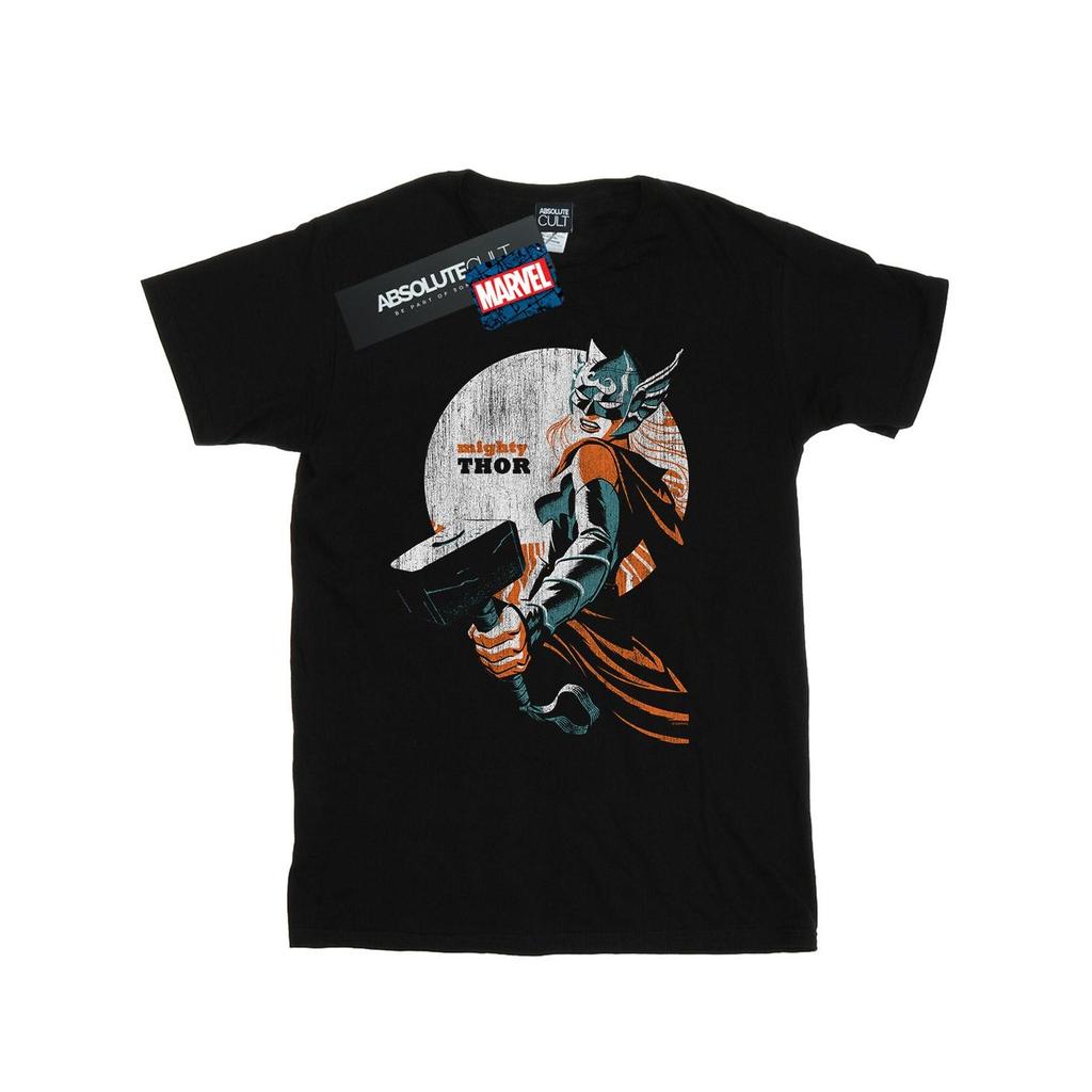 Marvel Mens The Mighty Thor Propaganda Distressed T-Shirt