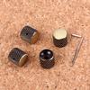 4Pcs Metal Bronze-coloured Replacement Speed Knobs Button Volume Tone Control Knobs for Electric Bass Guitar Accessories