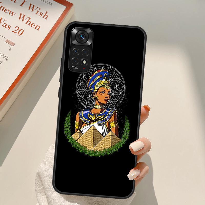 Египет Нефертити Анкх для Redmi 10A 10C 9A 9C 9T K40 K50 игровой чехол для телефона Redmi Note 11S 10S 9S 9 10 11 Pro