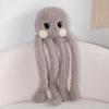 100cm Big Eyes Octopus Doll Giant Plush Toy Long Four Claws Stuffed Underwater Animal Soft Plushie Peluche Boys Girls Gift