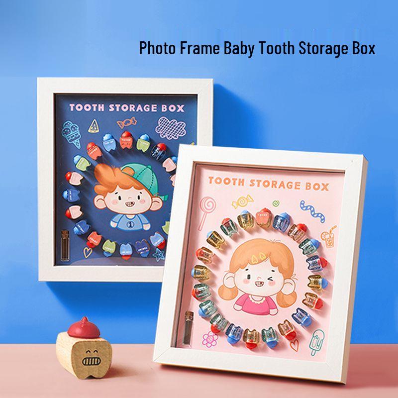 Children's Tooth Storage & Keepsake Box: Boy/Girl Baby Tooth Collection