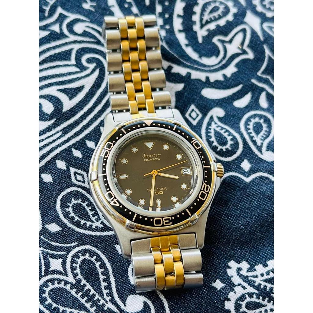 Б/у [Редкие в рабочем состоянии] ORIENT JUPITER Swimmer 150 Кварцевые Комби Цвет [Батарея заменена]