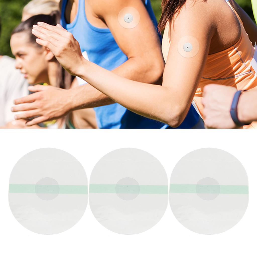 20 шт. Водонепроницаемые чехлы для датчиков Прозрачные Нескользящие Портативные Клейкие Пластыри для Датчиков для Водных Видов Спорта
