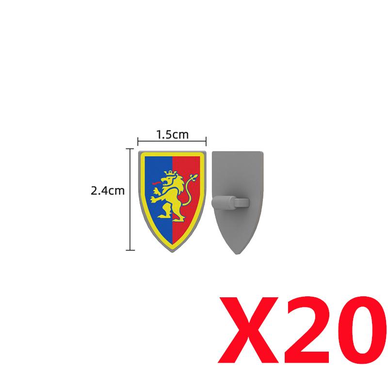 Набор средневековых строительных блоков с солдатами, лошадьми и настраиваемой броней для детей от 6 лет
