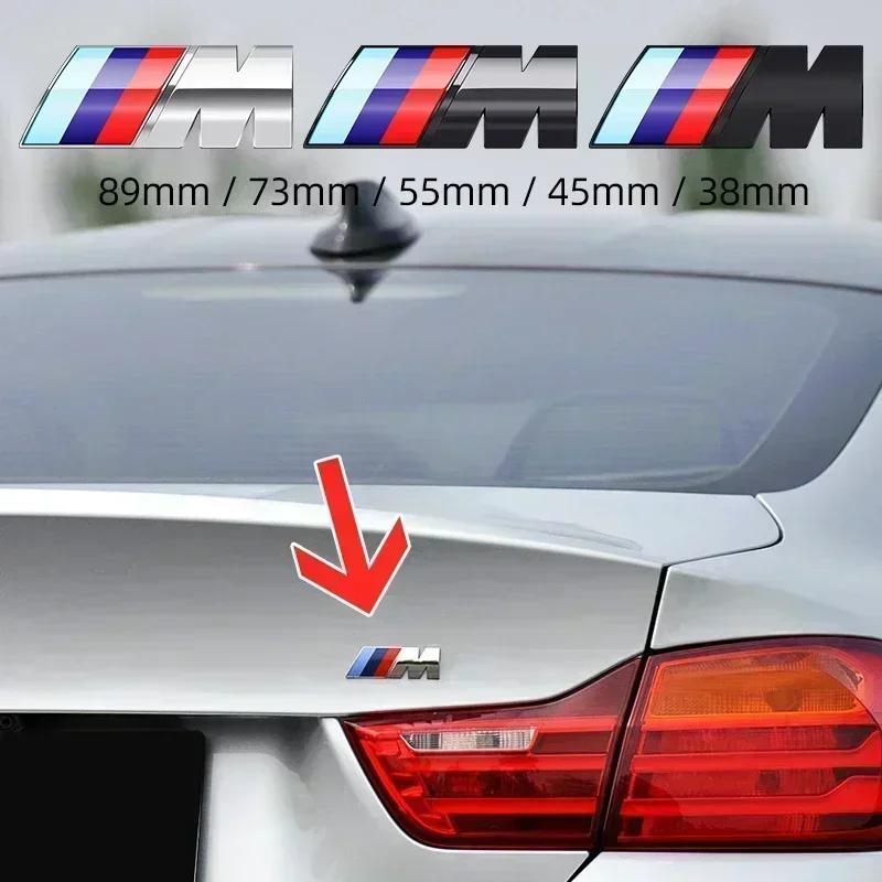 ·38mm 45mm 55mm 73mm 89mm Emblem Car Fender Badge Trunk Sticker for BMW M e46 e39 e90 e60 e30 f10 f11 f20 f30 g20 g30 x1 x3 x5 dnsh52
