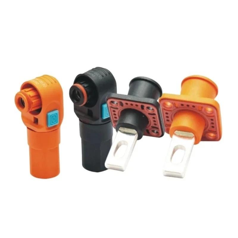 200A 120A 25/50mm² Energy Storage Connector Single Core High-Current Through Wall Terminal Waterproof Lithium Battery Connectors