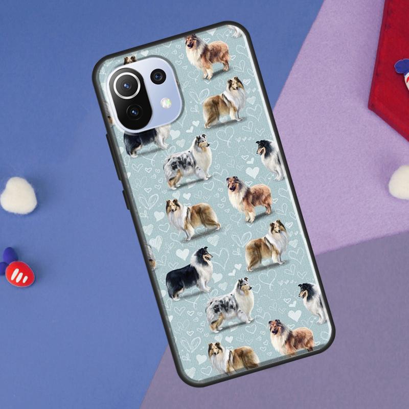 Мультяшный чехол Бордер-колли для Xiaomi 14 13 Ultra 11T 12T 13T 14T Pro POCO X7 Pro X3 X5 F3 F5 F6 M6 X6 Pro