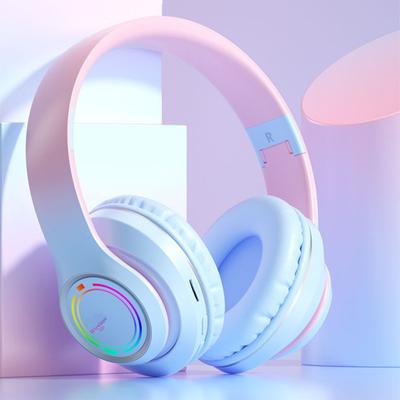 Беспроводные Bluetooth-наушники, разноцветные гарнитуры с микрофоном, стереонаушники HIFi