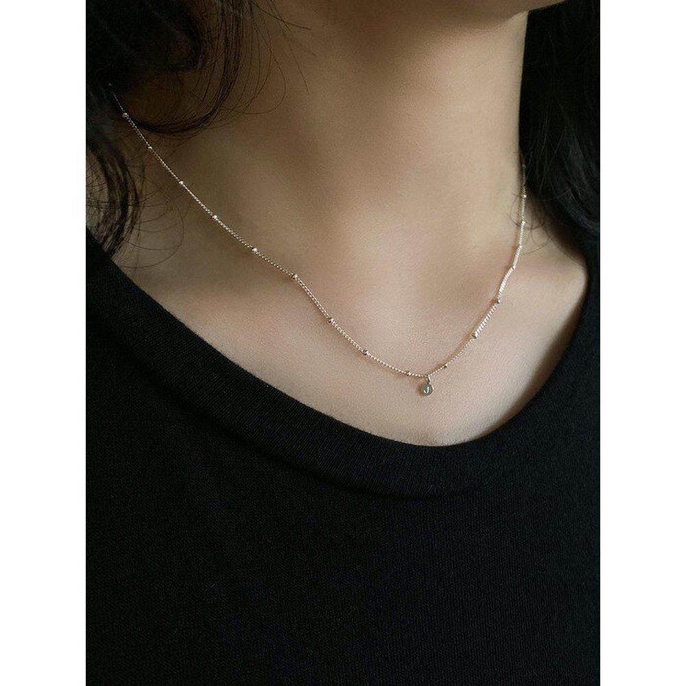 Initial Grain Necklace