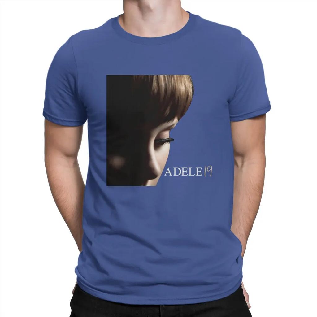 Fan Men T Shirts A-Adele Singer Cool Tee Shirt Short Sleeve Crew Neck T-Shirts Pure Cotton Gift Idea Clothing