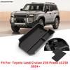 Для Toyota Land Cruiser Prado 250 LC250 2024 2025 Центральный ящик для хранения / Беспроводная зарядка телефона Силиконовый нескользящий коврик Аксессуары