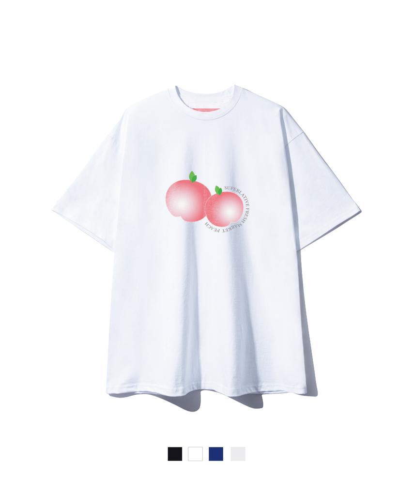 SUPERLATIVE S/P Peach Oversized Short Sleeve (Gos2-6Sp186)