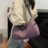 2025 осень новая мода простая повседневная сумка-мессенджер большая вместимость сумка для поездок на работу корейская нишевая сумка на плечо с кулиской