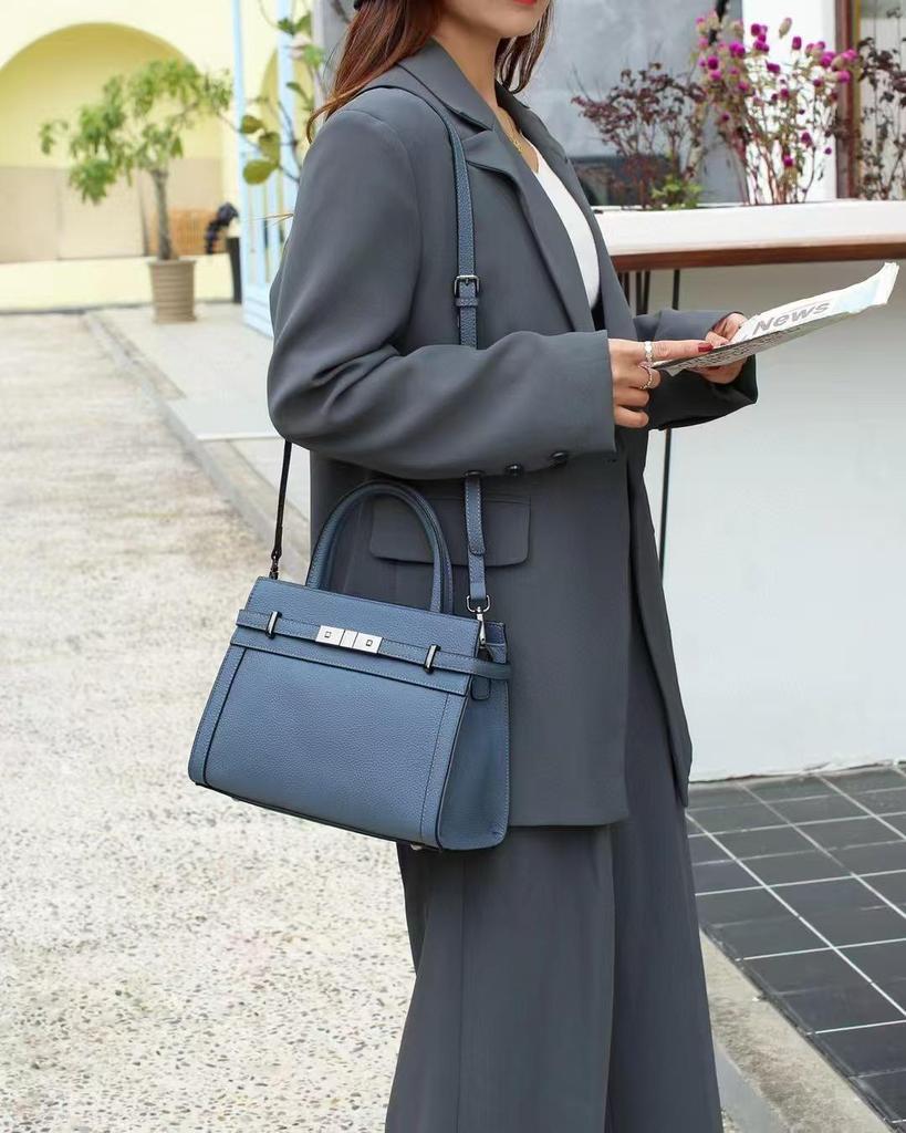 Женская сумка Kelly Birkin из коровьей кожи через плечо и кроссбоди