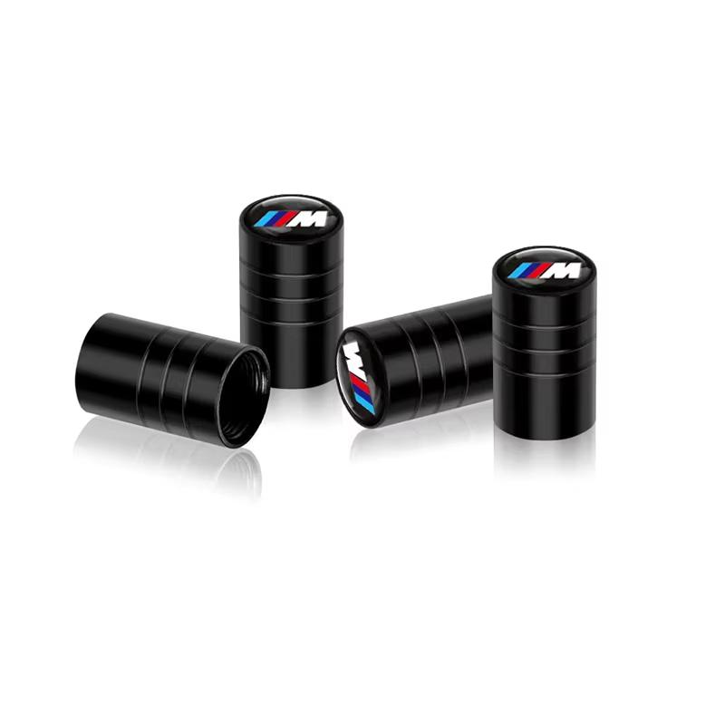 4Pcs Car Wheel Tire Valve Stem Cap Auto Air Stem Cover Auto Accessories for BMW M E90 E91 E92 E93 M3 E60 E61 F10 F07 M5 E63 E64