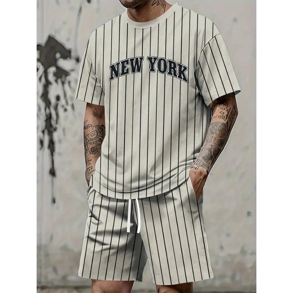 Новая уличная мода баскетбольная футболка для спорта на открытом воздухе мужские шорты с принтом монограммы Чикаго мужской комплект с коротким рукавом и шортами