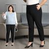 Большие размеры женские осенне-зимние новые свободные повседневные брюки-харен с высокой талией