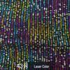 3mm Stripe Sequin Embroidery Mesh Fabric for Dress or Costume