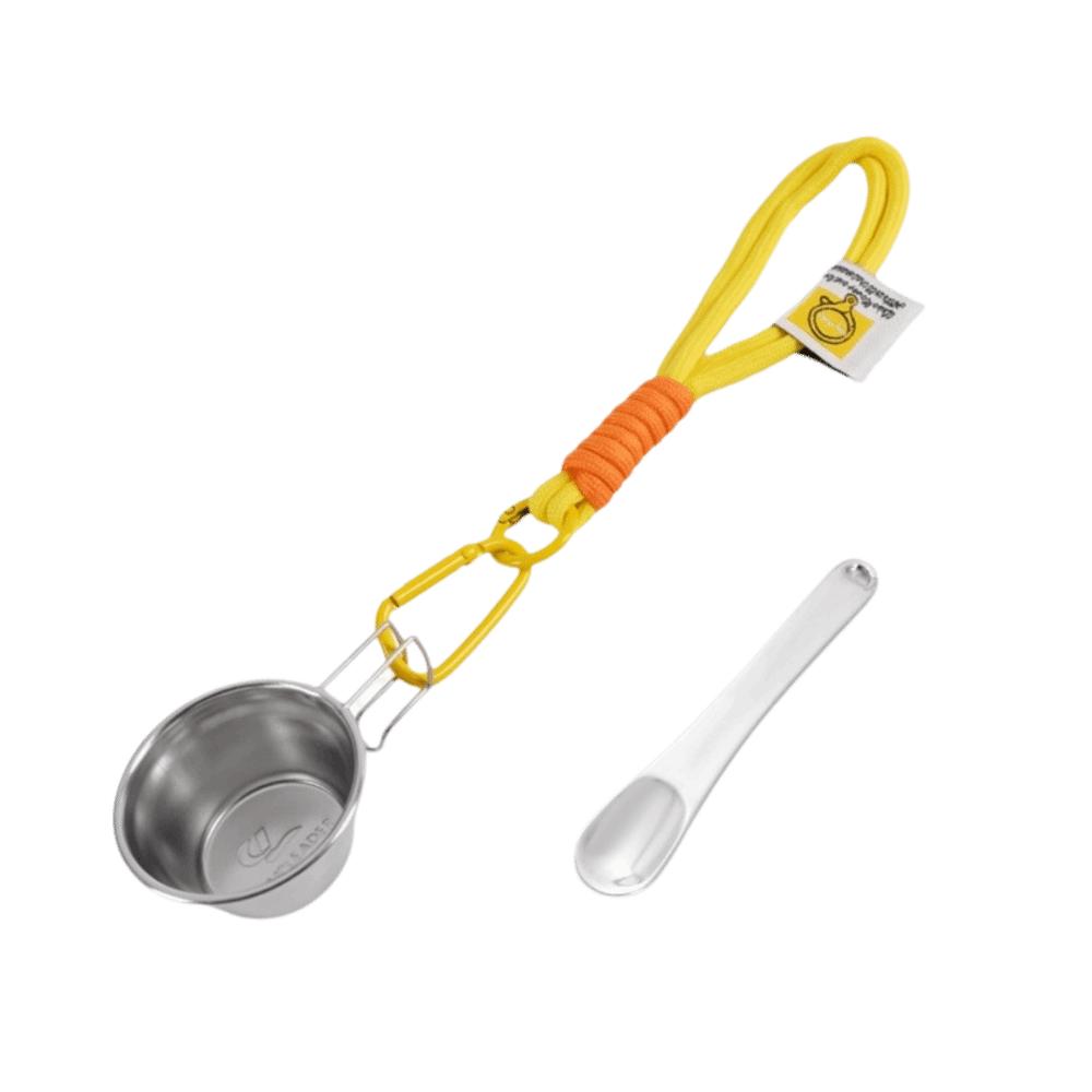 Stainless Steel Fishing Bowl Versatile Tea Water Cup Outdoor Cup Small Wine Glass Keychain Camping
