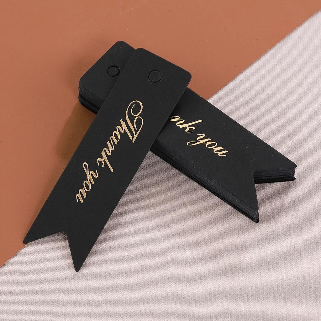 Бирки «Спасибо» Персонализированные бирки с ласточкиным хвостом для подвешивания, подарочные бирки для искусства и ремесел, DIY-поделок и праздничной упаковки подарков, бронзированные бумажные бирки