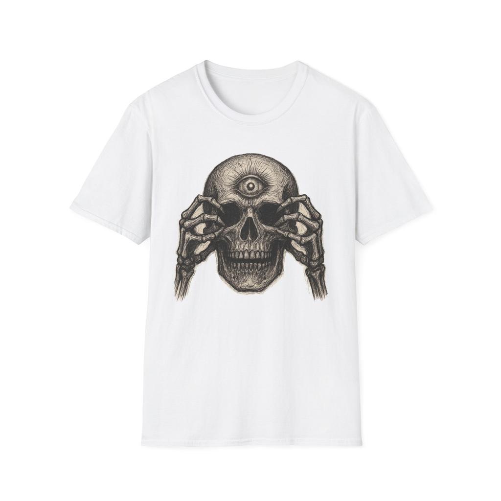 Mens Skull T-shirt Graphic Tees Skeleton Apparel Clothing Skulls Accessories