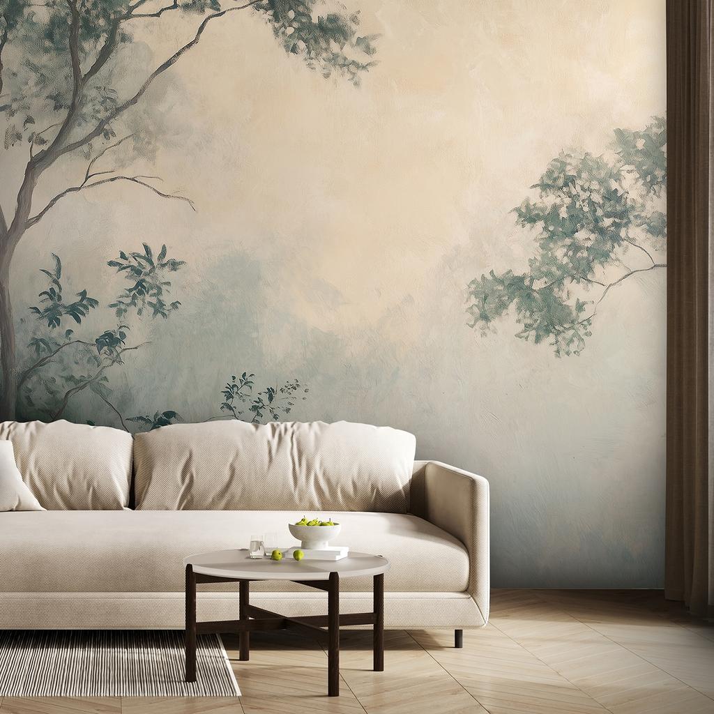 Обои Туман в лесу