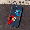 Cartoon C-Cookies Monster Phone Cases For iPhone 17 16 15 14 13 12 11 Pro Max Plus Luxury Camera Protection Plastic