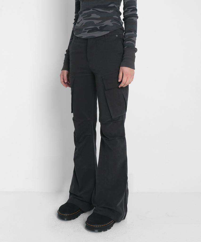Брюки-карго Saendeulig Bootcut_Угольный