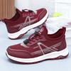 Модная женская летняя обувь Спортивная для женщин Дышащая на шнуровке Повседневная одинарная обувь Мягкая подошва Здоровая ходьба Уличная обувь для бега