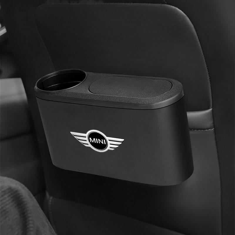 Автоэмблема Мусорное ведро Мусорный ящик Контейнер Хранение Автоаксессуары Для BMW Mini Cooper F54 F55 F56 R56 R60 SONE Roadster Clubman Купе
