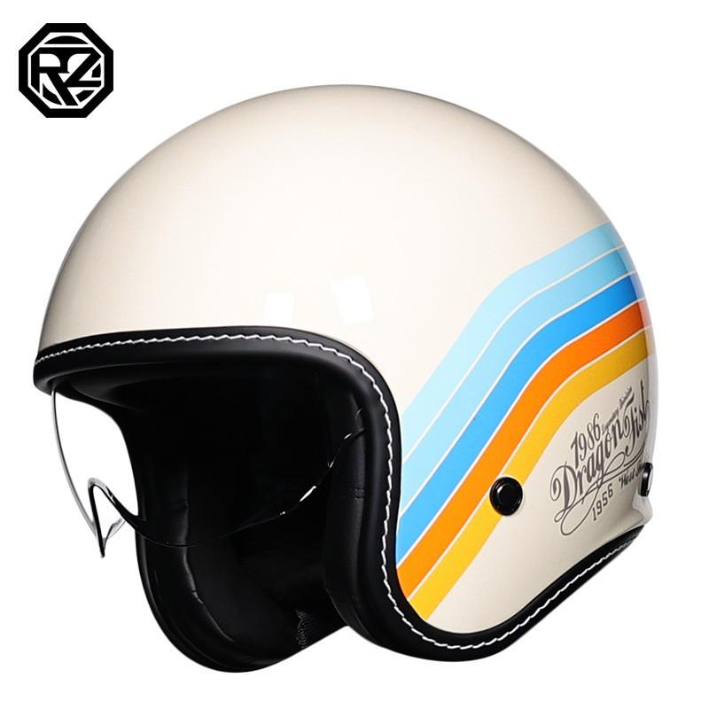 ABS 3/4 Motorcycle Helmet Adults Unisex Full Face Protection Half Scooter Commute Safety