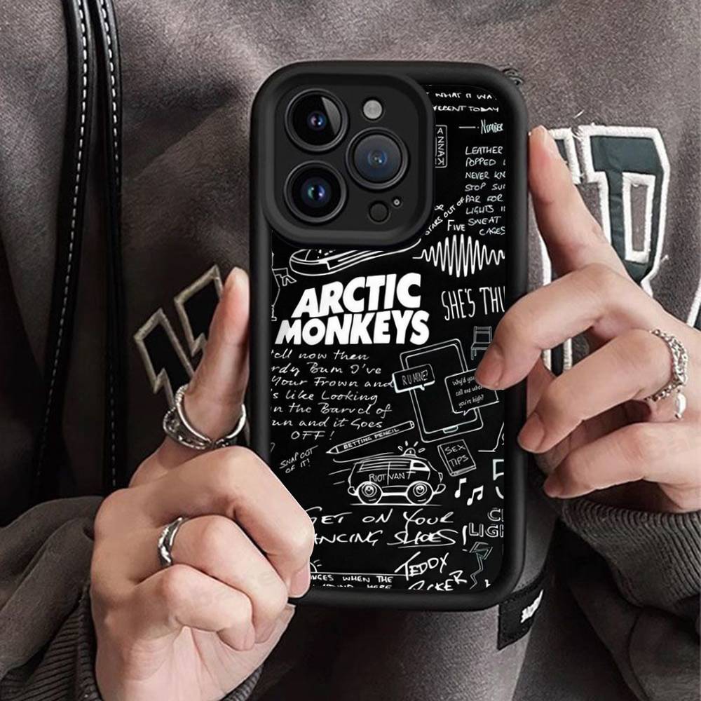 Чехол для телефона Rock A-Arctic Popular M-Monkeys Band для iPhone 17 16 E 15 14 13 12 11 Pro Max Plus Задняя крышка