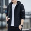Весна и осень Новая спортивная ветрозащитная куртка с капюшоном для активного отдыха Корейская повседневная мужская куртка