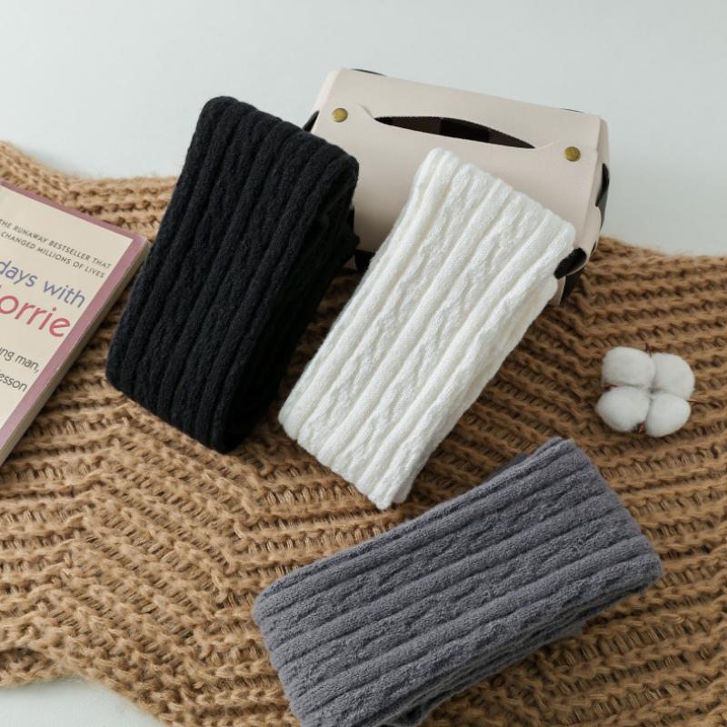 Осенне-зимние утолщенные чулки выше колена женские японские однотонные высокие носки в студенческом стиле