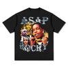 Графическая футболка унисекс и женская AP Rocky, оверсайз, прочный хлопок, стильная, современная, хип-хоп, уличная мода, с коротким рукавом