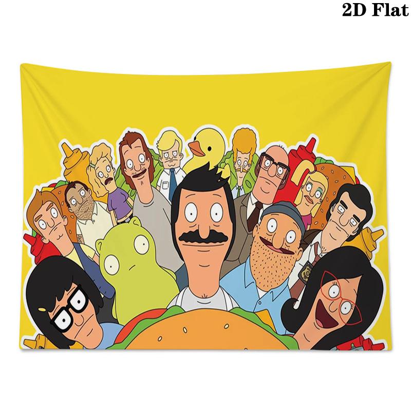 Bob's Burgers Pattern Home Decor Tapestry, Wall Hanging, Decorative RV Wall Cloth.MGT0918307