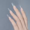 100 шт./коробка Матовые Тонкие Бесшовные Накладные Ногти Накладные Ногти Патч Полное Покрытие Мягкие Гелевые Типсы для Наращивания
