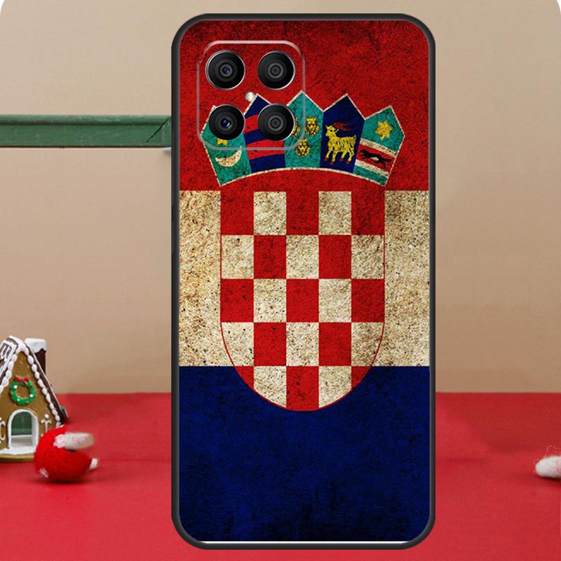 Чехол с флагом Хорватии для Honor Magic 6 7 8 Pro Honor 400 200 70 90 Lite X8c X8b X9a X9b X9c X9d Win RT Чехол