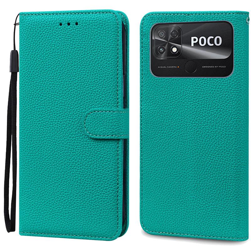 POCO C40 Case Leather Wallet Flip Case For POCO C40 Case Xiaomi POCO C40 C 40 PocoC40 Phone Cover Coque Fundas Etui Shell