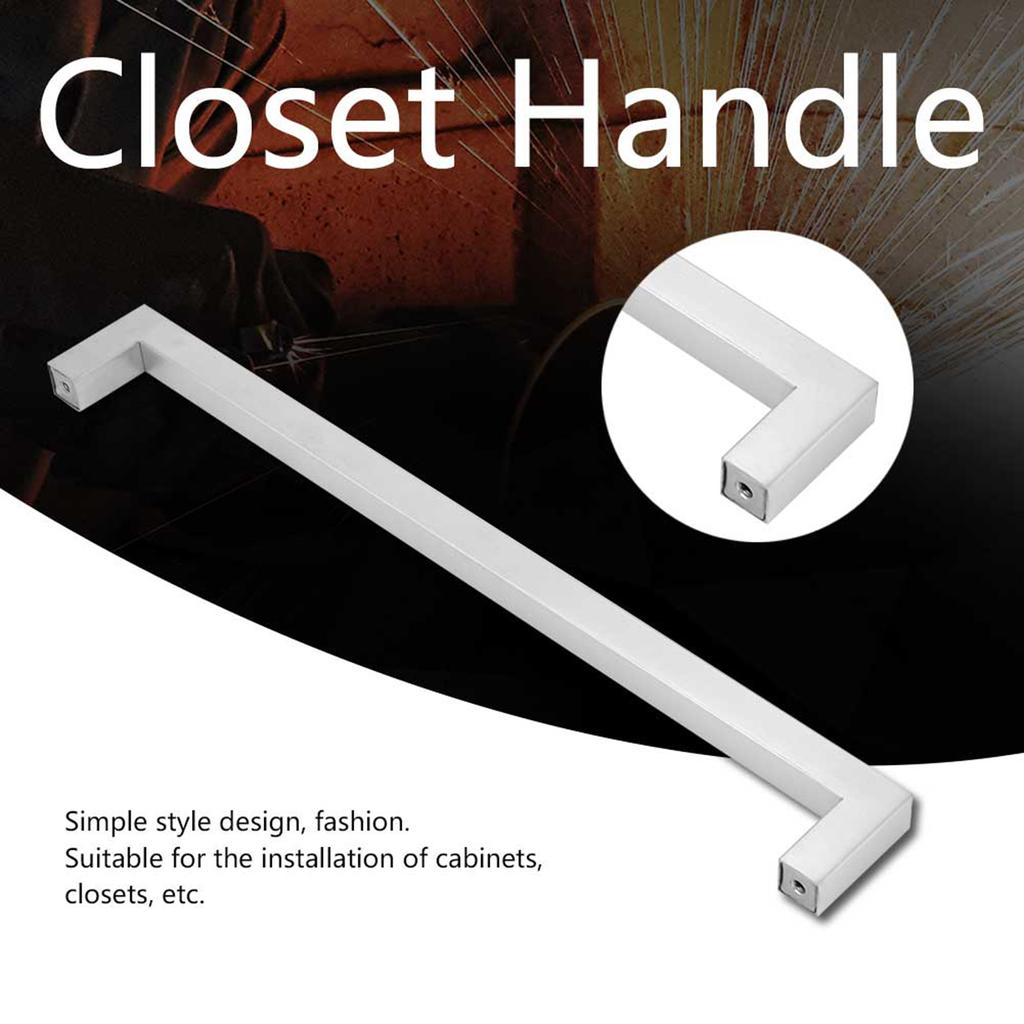 12 мм 304 нержавеющая сталь серебристая ручка для шкафа простой стиль мебель дверной аксессуар(288мм)