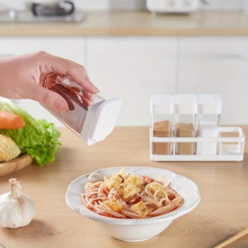 Кухонная коробка для приправ и специй, масляный горшок, комбинированное хранилище, герметичная влагонепроницаемая бутылка для специй, четыре отделения, банка для специй