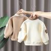 Kids Hoodies Girl Sweatshirt Autumn Long Sleeve Turtleneck T-shirt Children Girls Clothes Bear Applique Winter Girls1-8T Hoodies Top