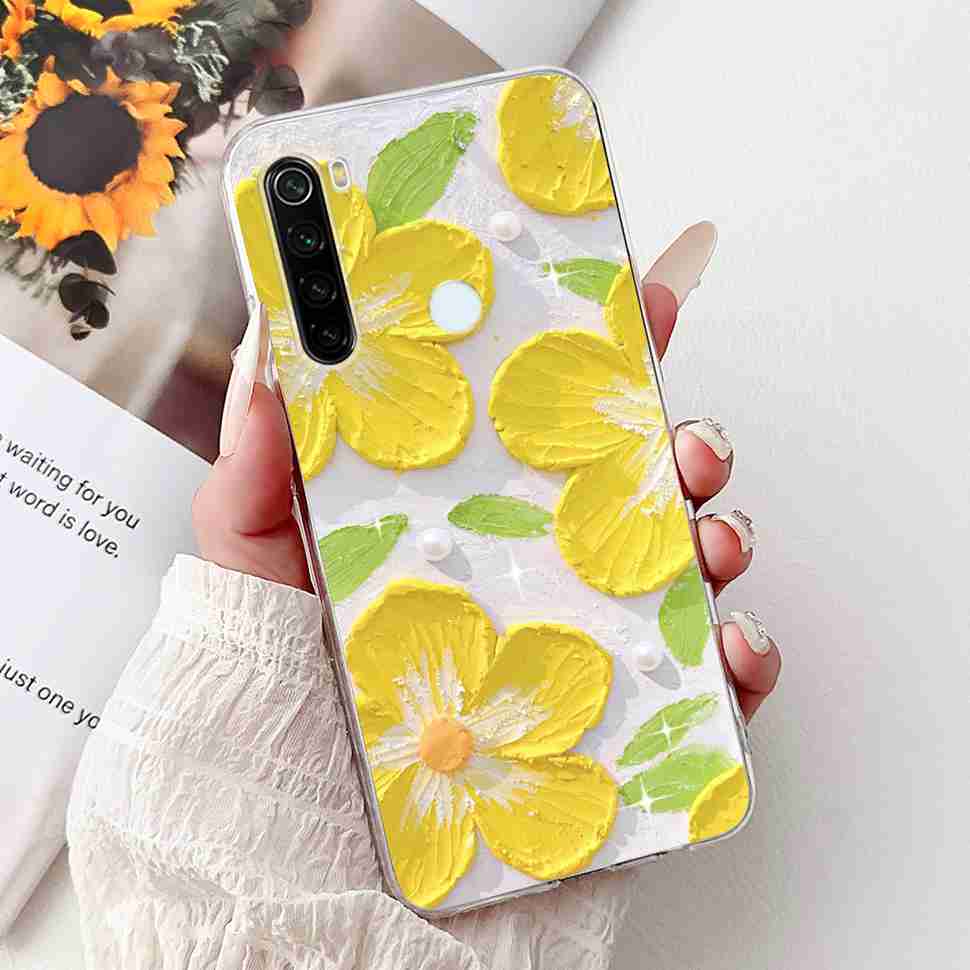 Чехол для Xiaomi Redmi Note 8 Винтажный Дракон Роскошный Цветок Мягкий Силикон ТПУ Чехол Для Redmi Note8 Note 8T Чехлы для Телефона Ударопрочный