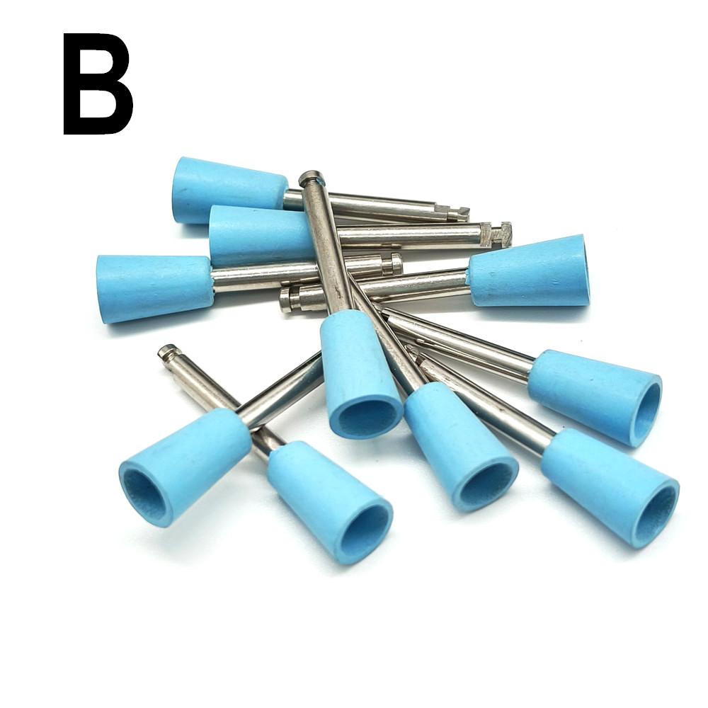 Набор из 9 шт./10 шт./12 шт., набор для полировки стоматологических композитов, фарфоровый полировщик для полировки зубов, полировка металлической коронки для низкоскоростного наконечника