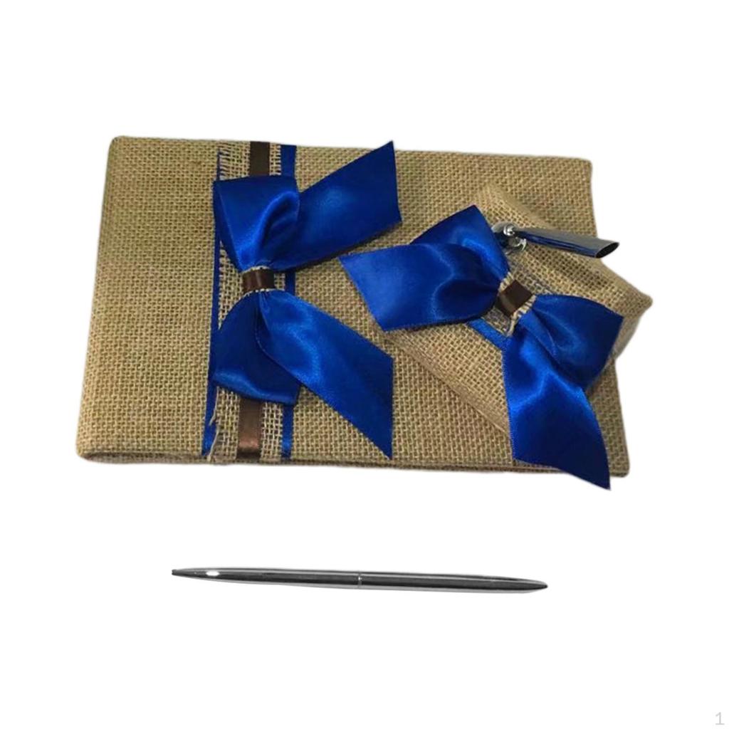 Hessian Skirt Wedding Guest Stand Set Satin Bowknot