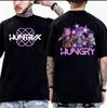 Мужская Женская Huntrx Мужская и Женская Уникальная Футболка с Коротким Рукавом Еврокод Взрослая Двусторонняя Принтованная Майка На Все Сезоны