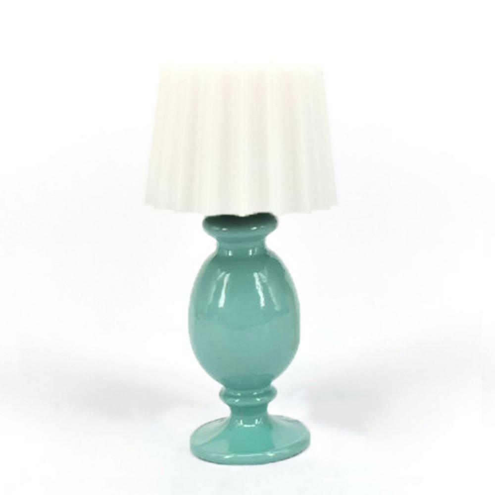 Multistyles Dollhouse Miniature Desk Lamp Pretend Play Toys Dollhouse Furniture Decoration