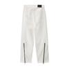 OHY Double Zipper Line Pants - White
