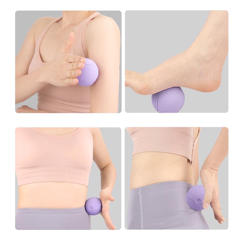 3-in-1 Handheld TPE Fascia & Yoga Massage Ball for Muscle Relaxation