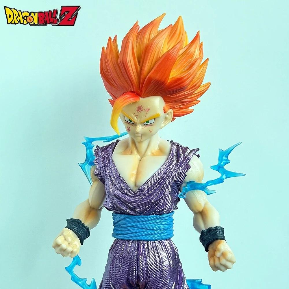 23.5см Аниме Фигурка Dragon Ball Супер Сайян Сын Гоку Фигурки Действия ПВХ Настольное Украшение Коллекционная Модель Игрушки Подарки Z 2 Круглая Сенсорная Сжималка